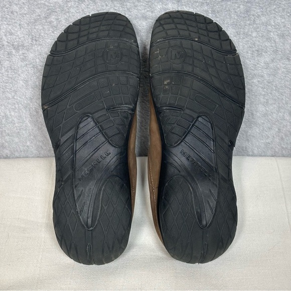 Merrell Encore Mule Nubuck Leather Casual Slide Shoes-Slate Brown-Women Size 8.5 - Picture 7 of 9